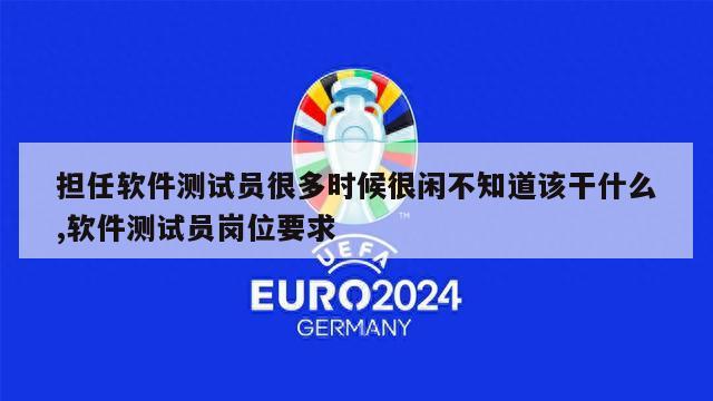 担任软件测试员很多时候很闲不知道该干什么,软件测试员岗位要求